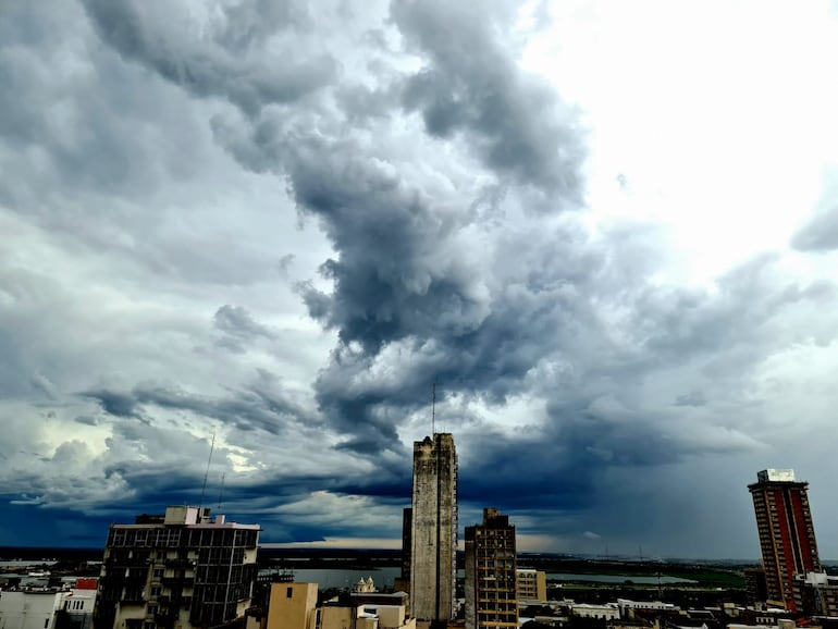 Asunción lluvia tormenta