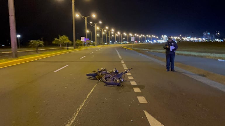 Accidente fatal en costanera de Encarnación.