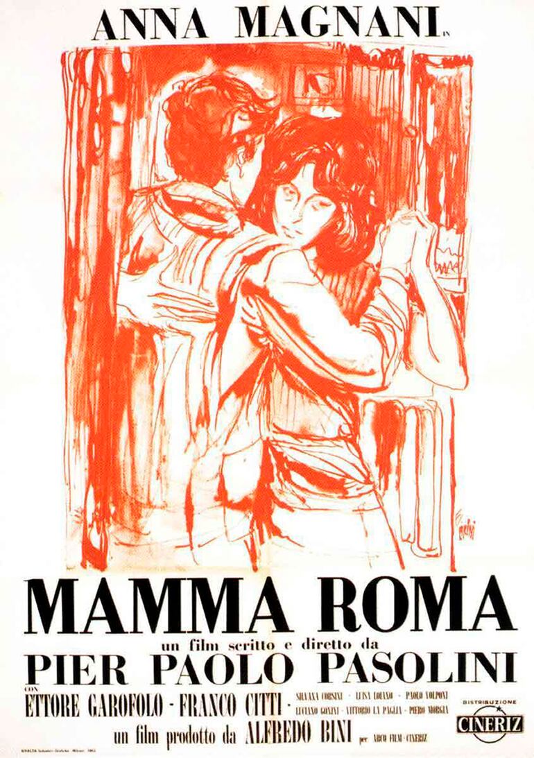 Afiche de "Mamma Roma", de Pier Paolo Pasolini
