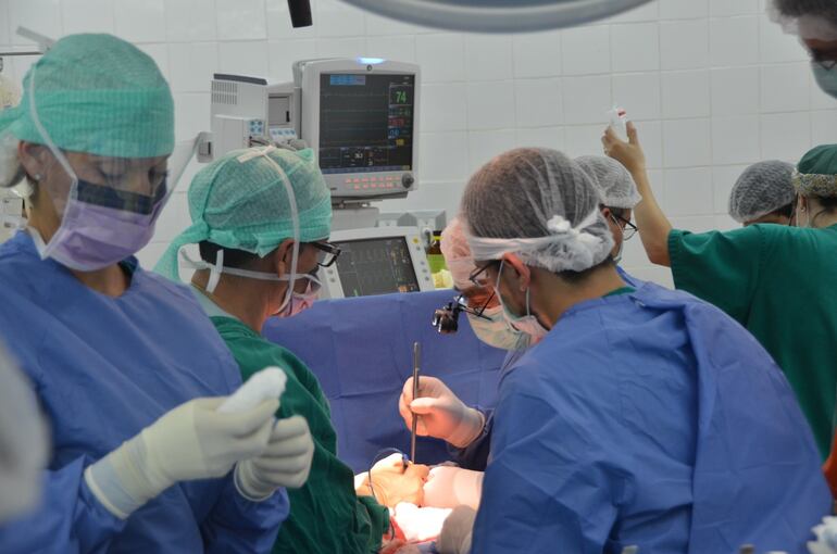 Trasplantes de órganos en el Hospital de Clínicas. Archivo. 