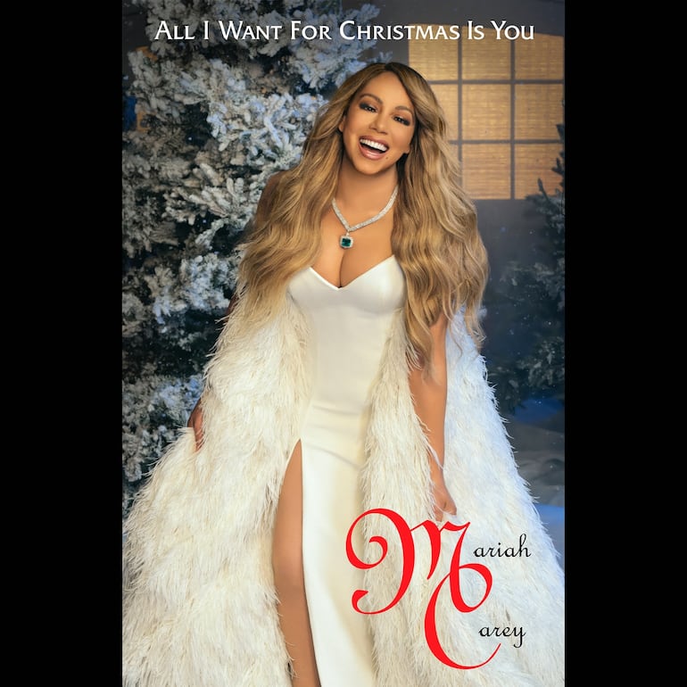 "¡Aunque definitivamente no es el momento de escuchar música navideña todavía! ¡Quería compartir un vistazo a MerryChristmas30 con ustedes!", expresó Mariah Carey. (Instagram/Mariah Carey)