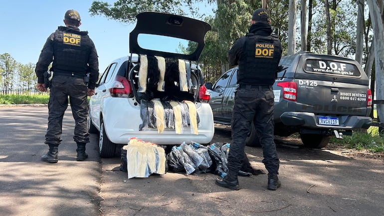 Más de 130 kilos de cabello humano incautados por el Departamento de Operaciones Fronterizas (DOF).