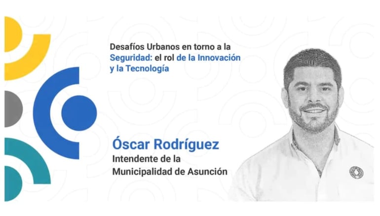 Afiche de anuncio de la presencia del imputado intendente de Asunción, Óscar "Nenecho" Rodríguez (ANR-cartista) mañana.