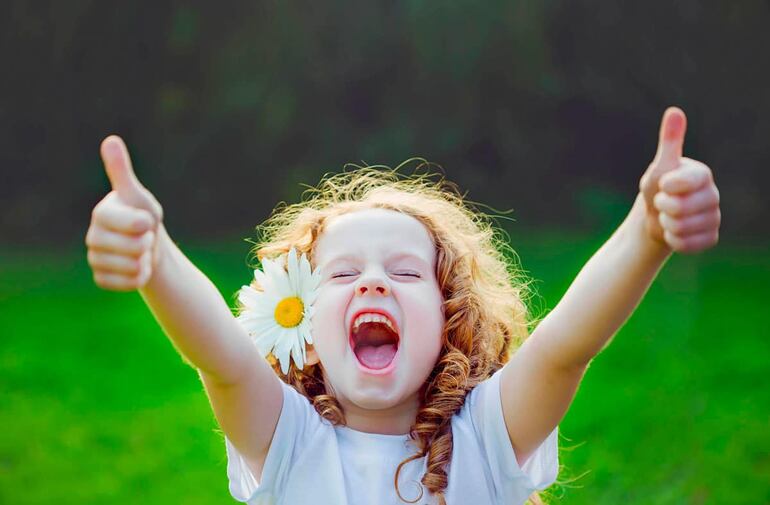 Niña feliz