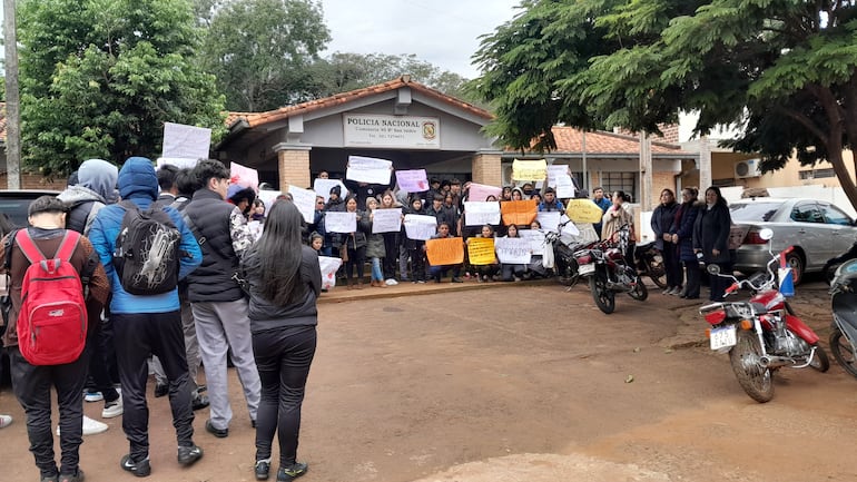 Manifestación contra feminicidio.