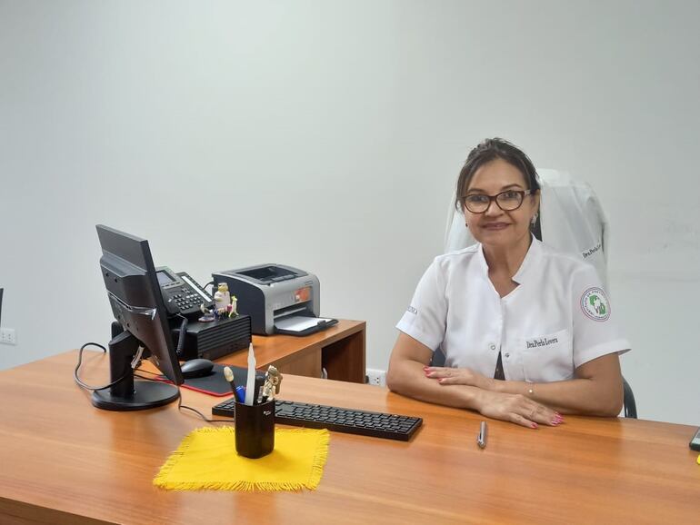 Dra. Perla Lovera, jefa del Dpto. de Policlínica del Centro de Atención Ambulatoria (CAA).