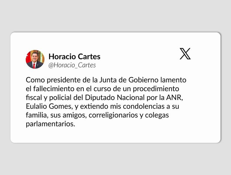 14:15 Lo que dijo Horacio Cartes sobre la muerte de Lalo Gomes.