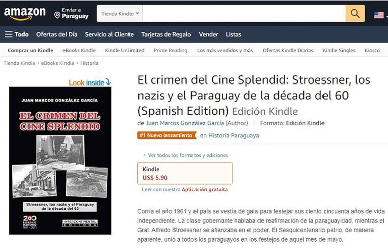 Editorial Intercontinental ofrece libros en Amazon.