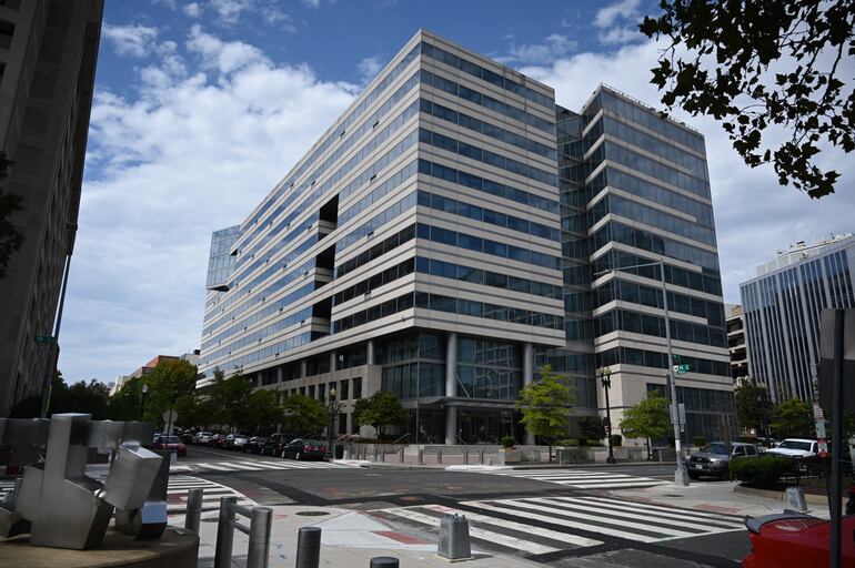 Esquina compartida por las sedes del Banco Mundial, en Washington DC.