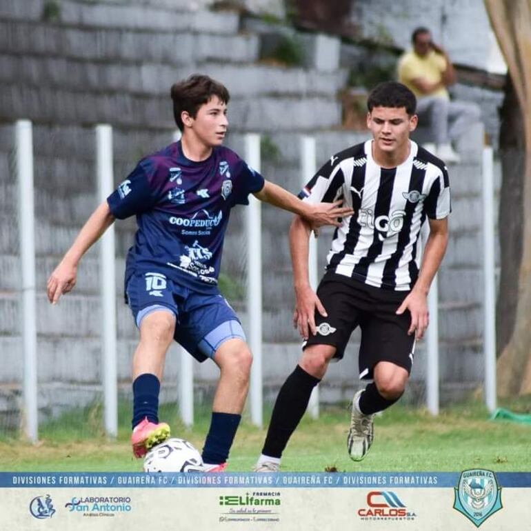 Libertad derrotó a Guaireña FC y es el nuevo líder de la Sub 15