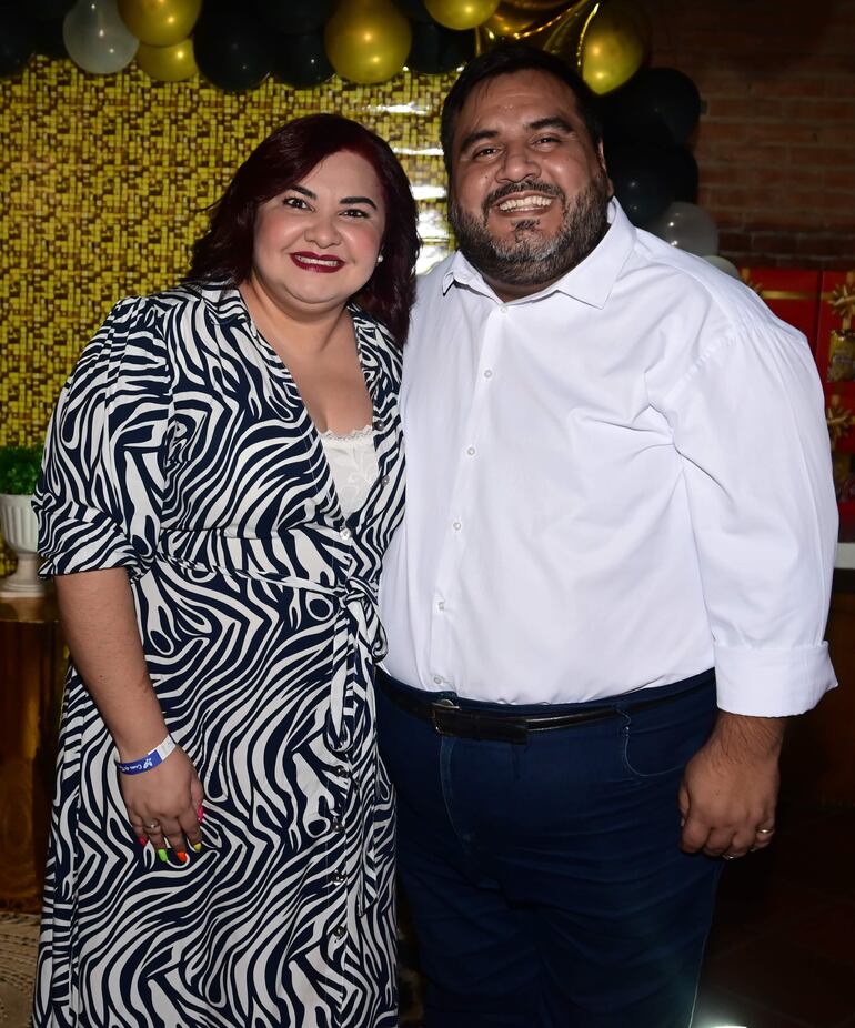 Adriana Franco y Andrés Cáceres.