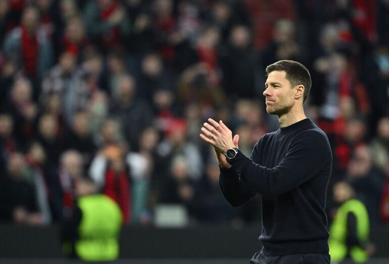 El español Xabi Alonso, entrenador del Bayern Leverkusen. 