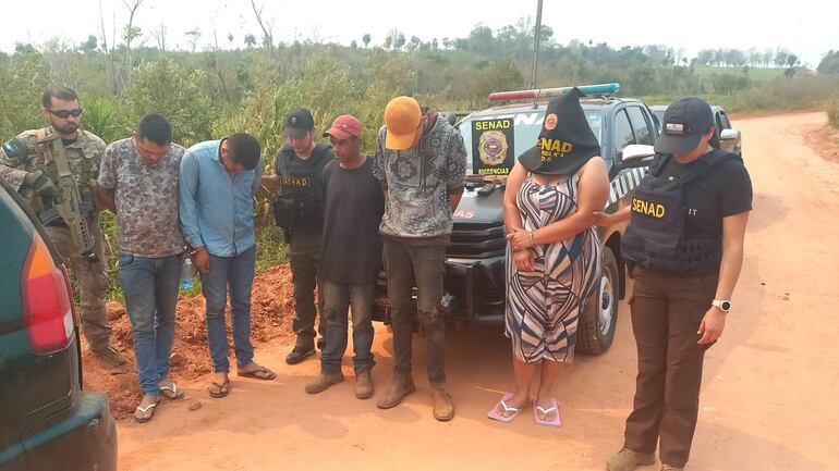 "Selva Hû" y los demás detenidos en Canindeyú.