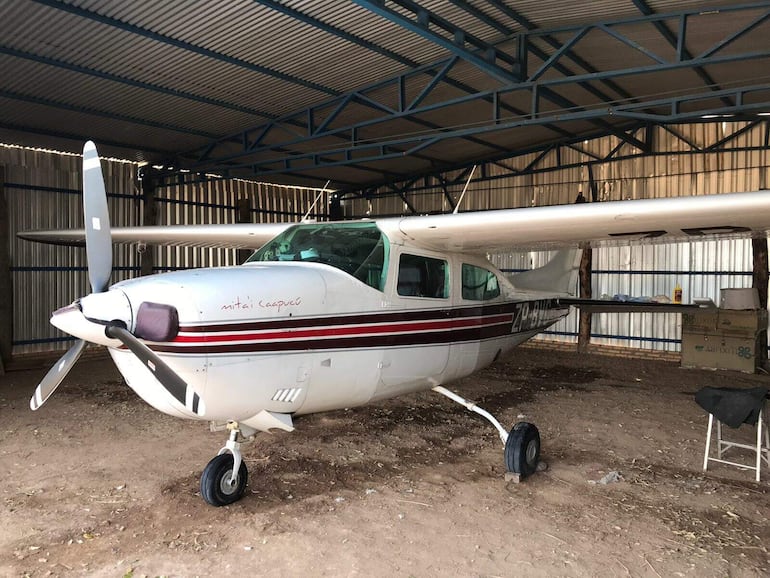 Avioneta robada en diciembre del año pasado.