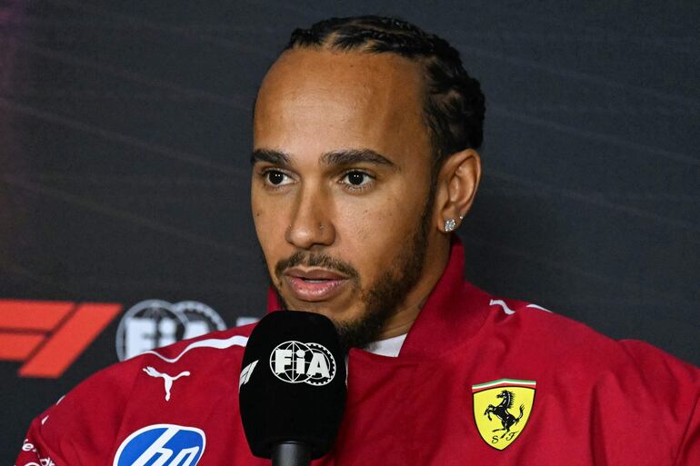 Lewis Hamilton, de 40 años.