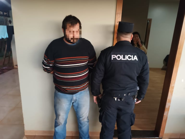 João Pedro Zuchelo, detenido en una vivienda ubicada en el distrito de San Alberto.