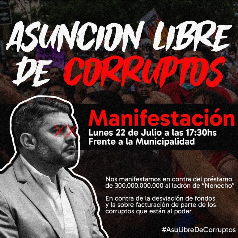 Hoy se llevará a cabo una manifestación.