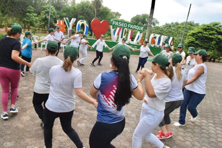 El departamento de salud ocupacional del Hospital General de Villa Elisa realizó el cierre de actividades.