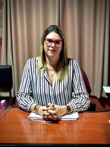 Diana Gómez, agente fiscal.