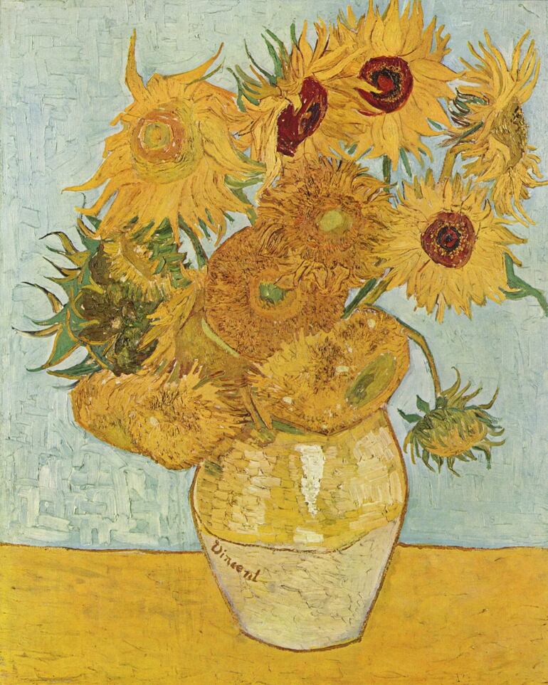 "Los girasoles" de Vincent van Gogh.