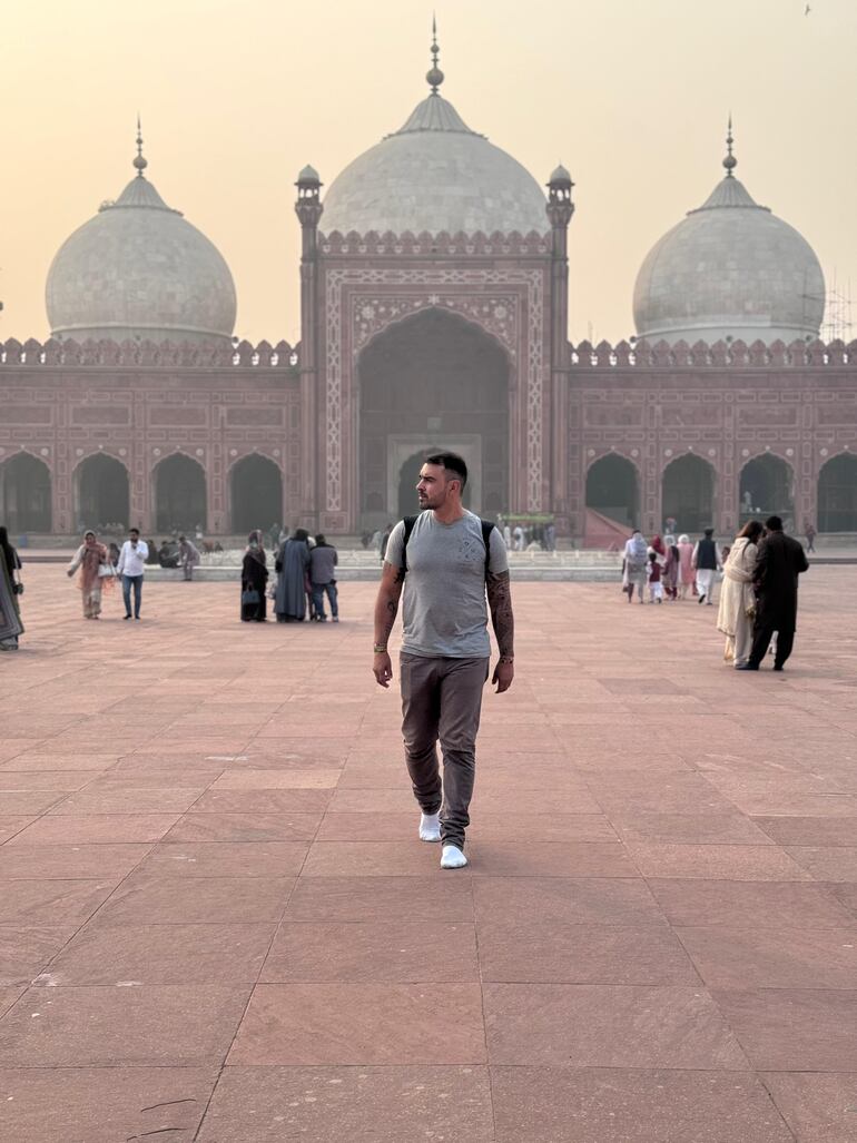 Gerardo Franco en Lahore, Pakistán. (Gentileza)