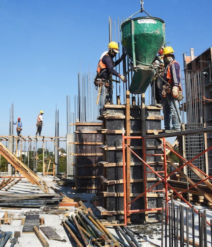 Si bien la pandemia desaceleró el ritmo del trabajo,  las construcciones de los edificios no pararon.