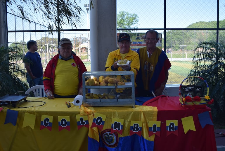 El festival gastronómico internacional ofrecerá platos tradicionales de nuestro país y del mundo. En la foto, un stand con ofertas de Colombia, en una fotografía de la edición pasada. 