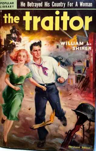 "The Traitor, novela publicada en la vida real por William Shirer (que en el cuento lleva el nombre ficticio de Mason) sobre Robert Best (que en el cuento lleva el nombre ficticio de Lee Pugh)..."