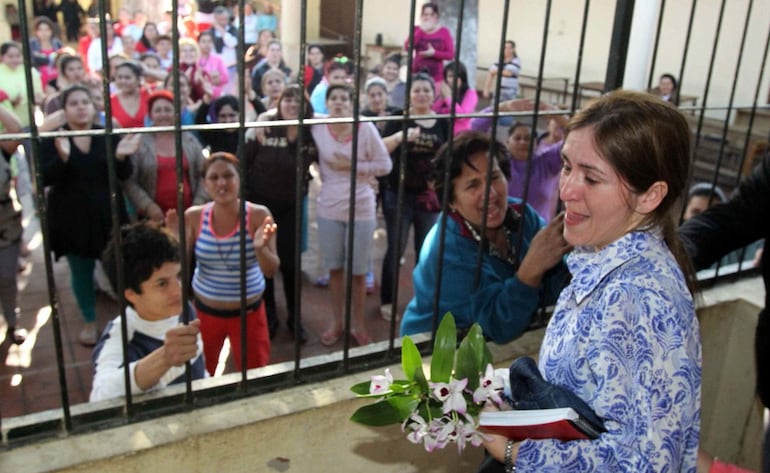 El día que Lucia Sandoval recuperó su libertad.