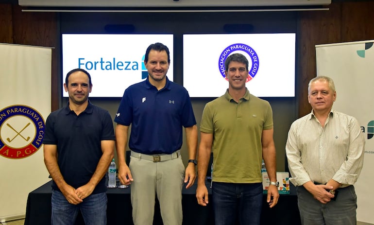 Fabrizio Zanotti, Alex Kent, Francisco Gómez y Luis Alvarenga.