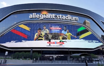 El Allegiant Stadium, ubicado en Las Vegas, Nevada, es uno de los escenarios de los partidos de la Copa América 2024.