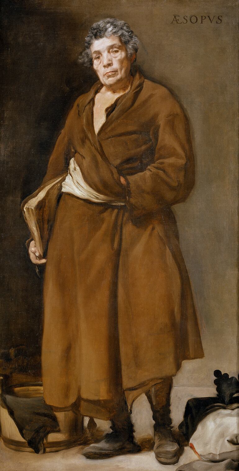 Retrato de Esopo por Diego Velázquez (circa 1638).