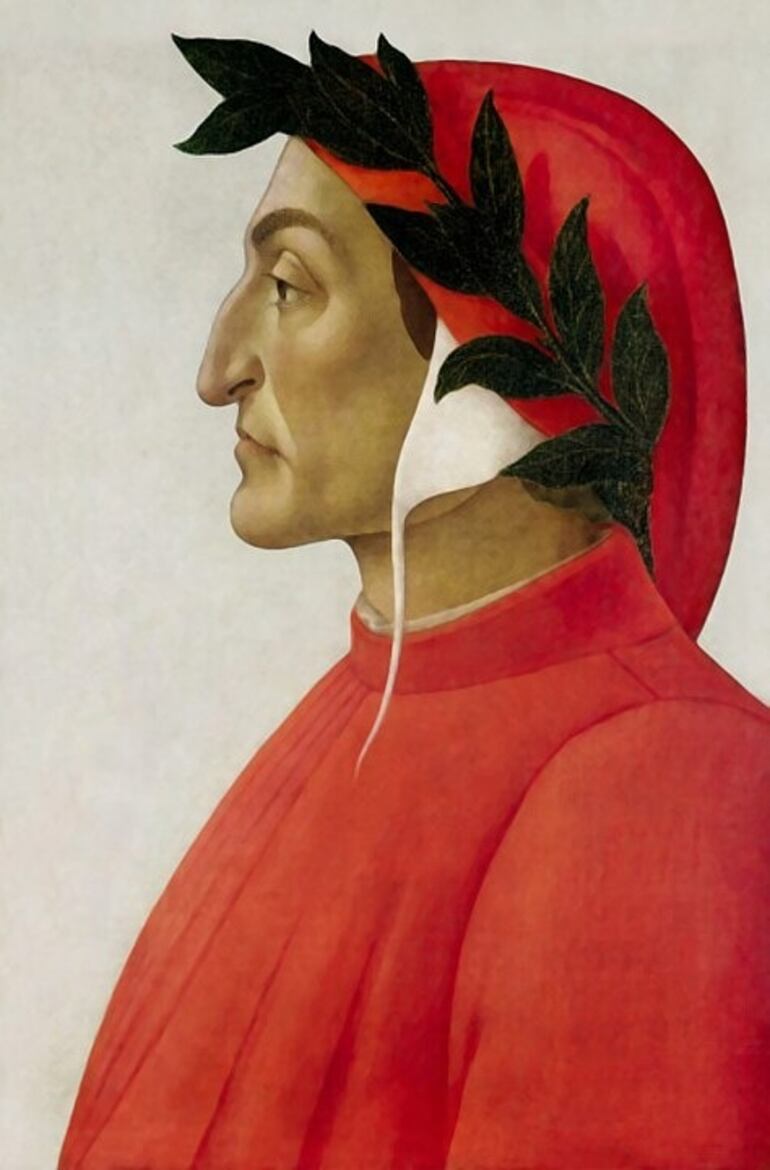 Dante Alighieri fue un poeta y escritor italiano, conocido por escribir la Divina comedia, una de las obras ornamentales de la transición del pensamiento medieval al renacentista y una de las cumbres de la literatura universal.​​​