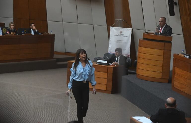 El senador Bachi Núñez negó que los cartistas busquen expulsar a su colega Celeste Amarilla.