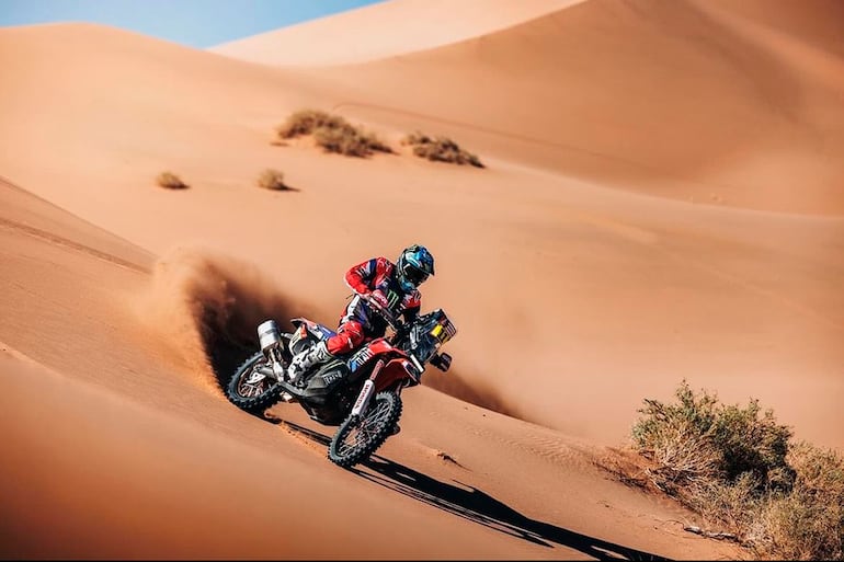 José Ignacio Cornejo (Honda CRF 450) ganó la etapa 2 en motos.