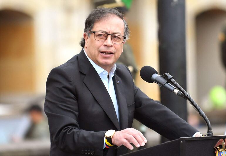 El presidente colombiano, Gustavo Petro.