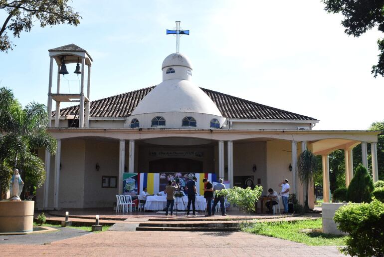 Fachada de la iglesia de San Juan Nepomuceno de la localidad del mismo nombre.