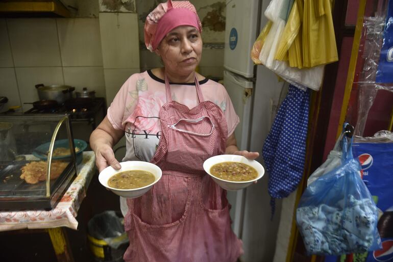 Desde G. 10.000 se ofrecieron los platos en el Mercado 1. 