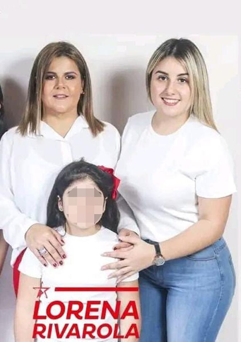 Lorena Rivarola y su hija  Ivanna  Cabral Rivarola, nueva funcionaria del Ministerio de la Mujer sin concursar.