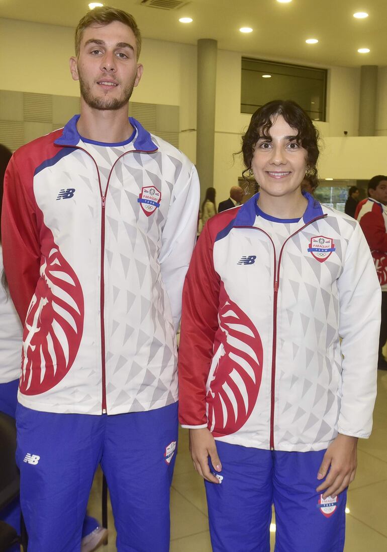 Giuliano Massare y Ana Paula Fernándes.