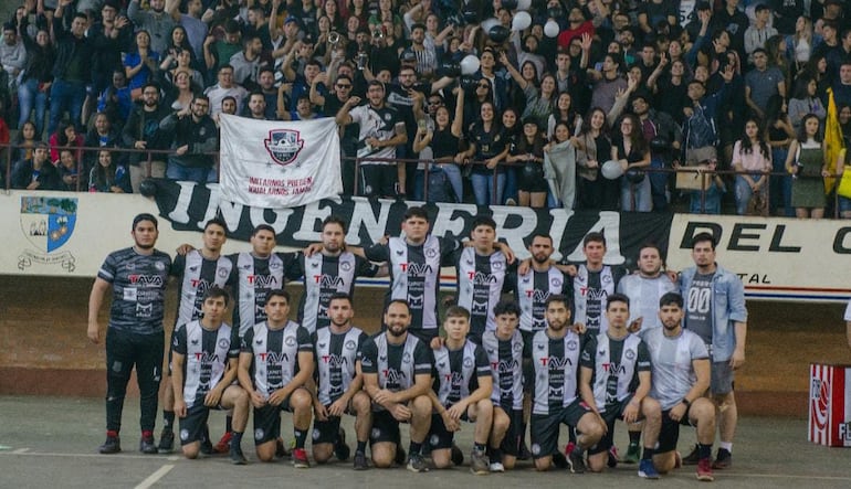 Selección de  futsal masculino de la UNCA.