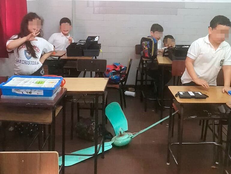 Caída de ventilador: Colegio San Cristóbal anuncia suspensión de clases para inspección