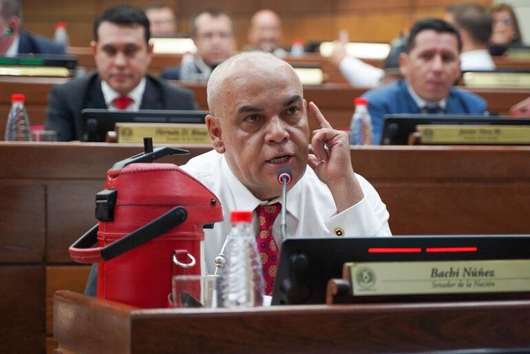 Basilio Núñez, senador por el Partido Colorado.