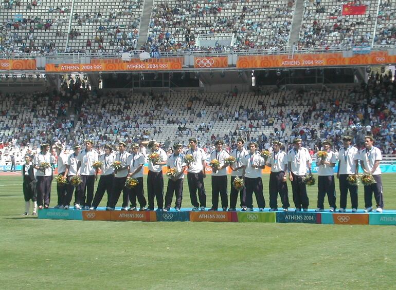 Paraguay conquistó la medalla de Plata en Atenas 2004.