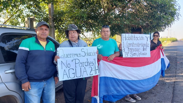 Pobladores de Nueva Asunción anuncian la continuación de sus movilizaciones por la falta de agua.