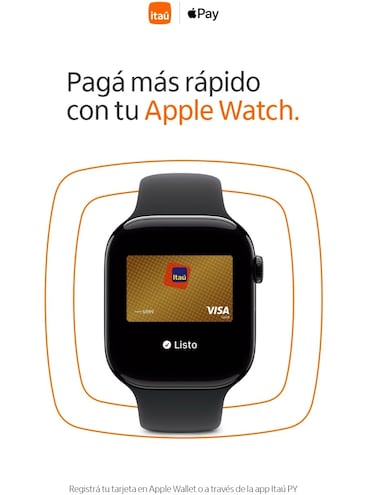 Los clientes de Itaú podrán pagar a través de su Apple Watch.