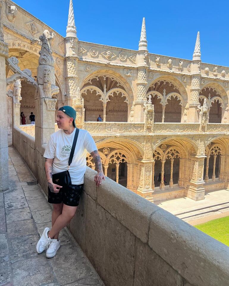 Gianni durante sus vacaciones en Portugal.