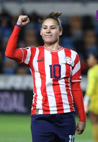 Jessica Martínez (24 años), goleadora albirroja.