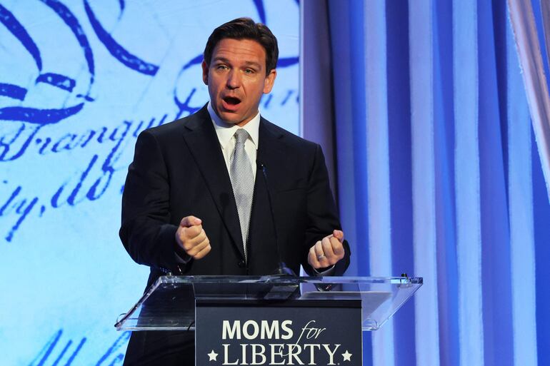 El gobernador de Florida Ron DeSantis.