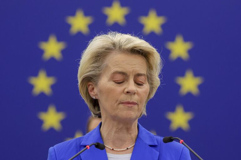 Ursula von der Leyen, presidenta de la Comisión Europea.